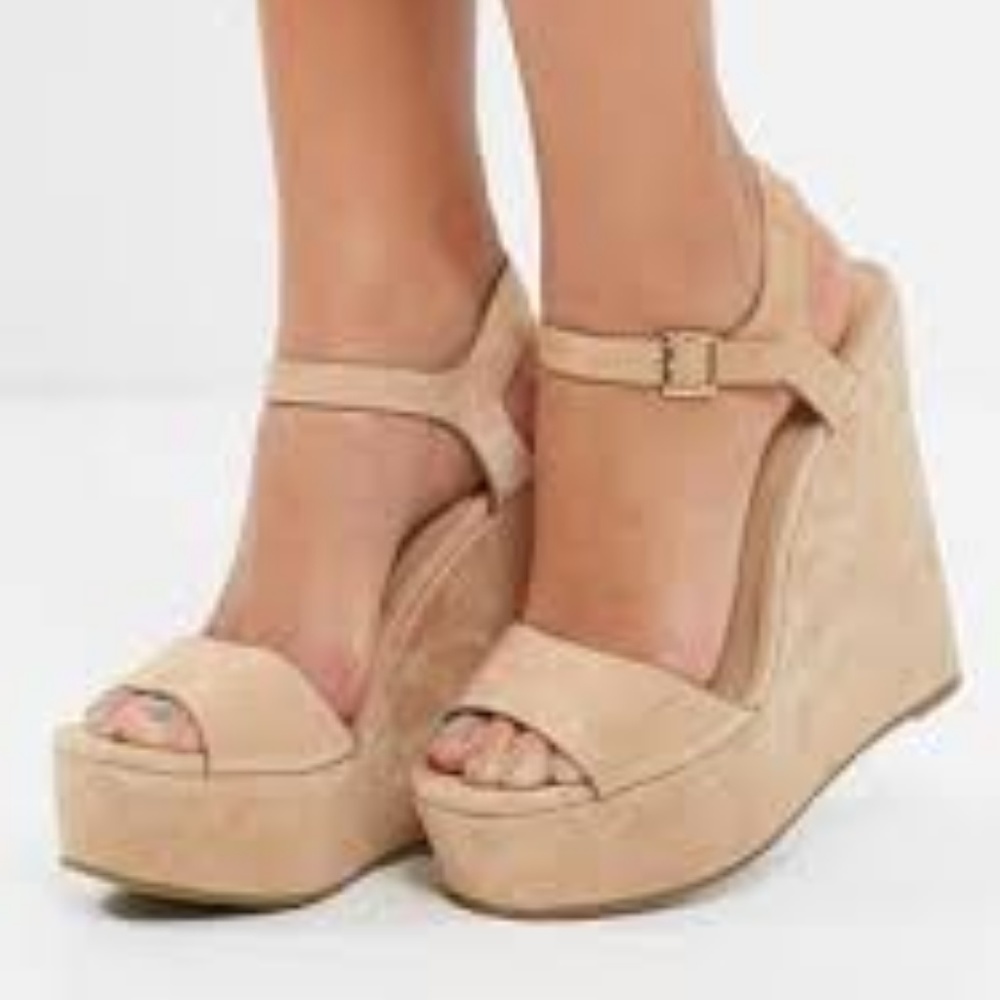 Nude Erica Steve Madden Wedges